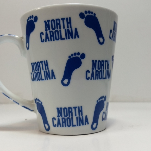 Allover print NC , tar heels coffee mug - Picture 1 of 2